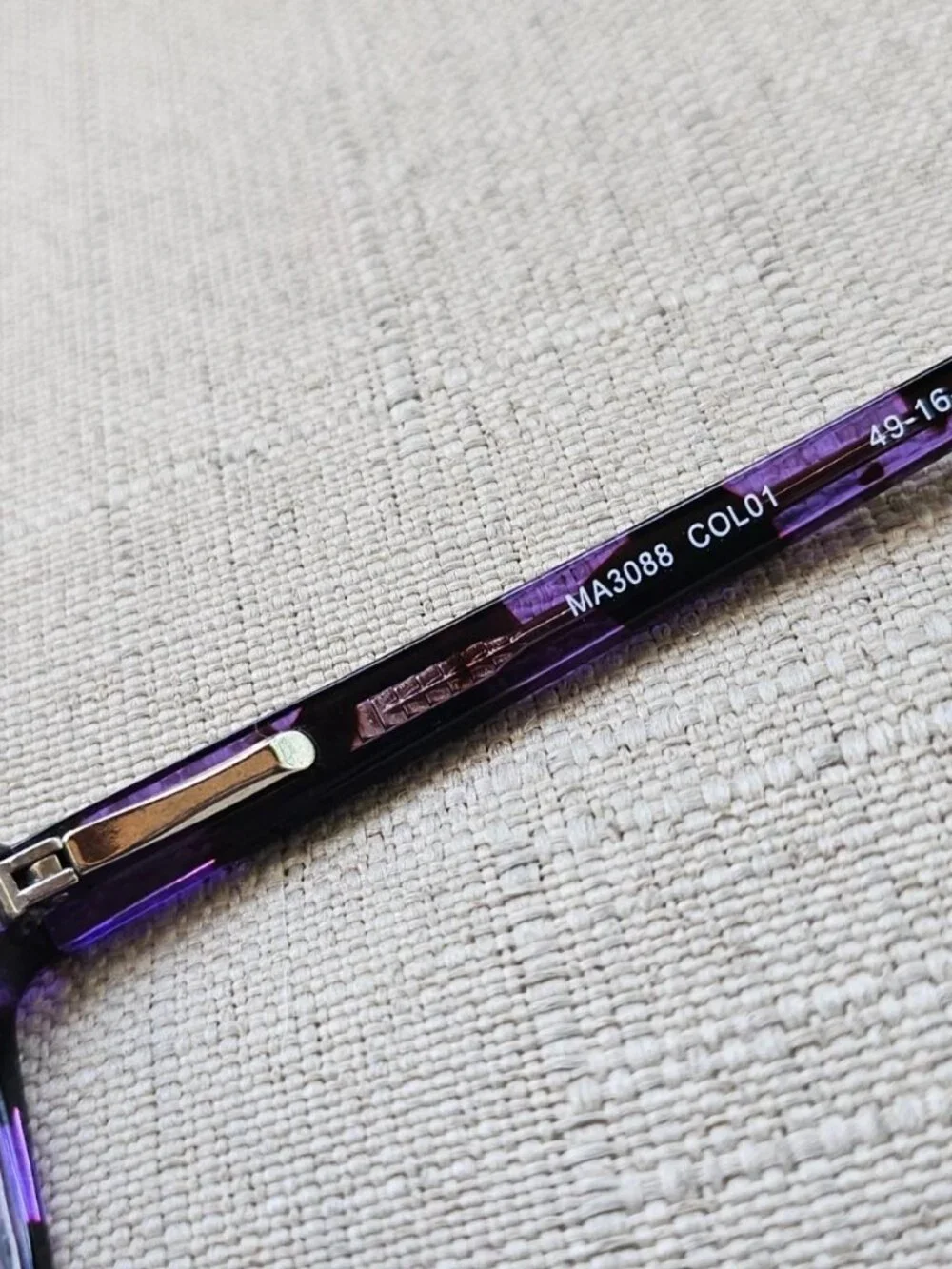 Menizzi Women Eyeglasses Frame Purple Tortoise Eyewear MA3088 Glasses New